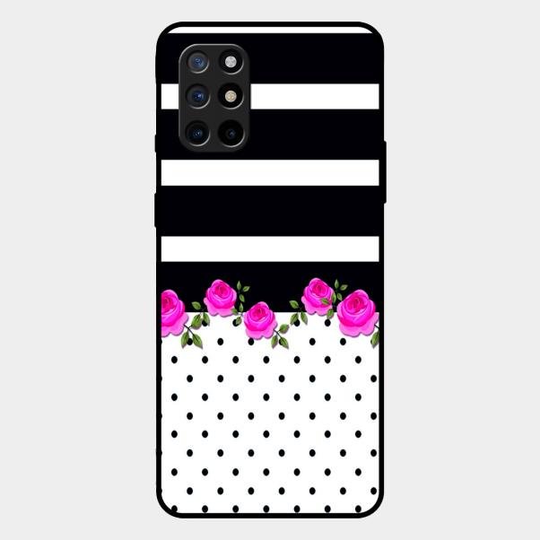 Elegant Rose Parad Glossy Metal Case Cover For Oneplus 8T