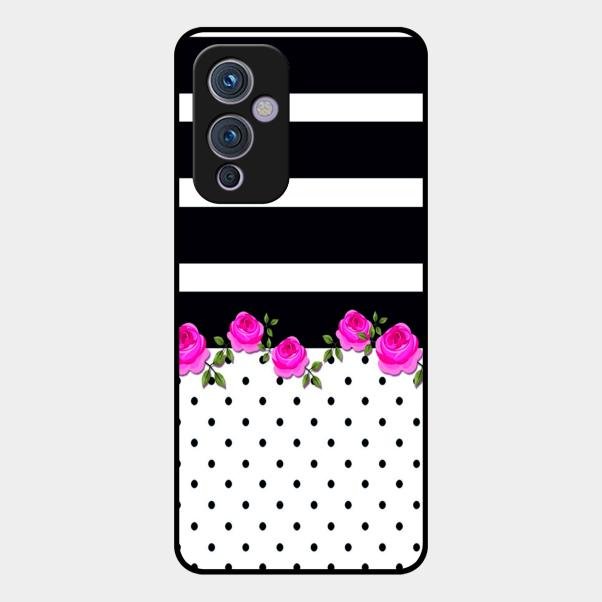 Elegant Rose Parad Glossy Metal Case Cover For Oneplus 9 5G