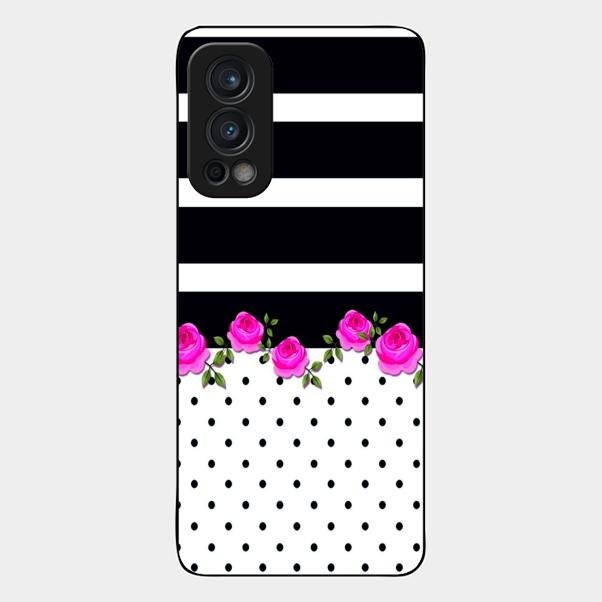 Elegant Rose Parad Glossy Metal Case Cover For Oneplus Nord 2 5G