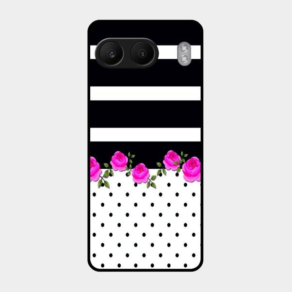 Elegant Rose Parad Glossy Metal Case Cover For Oneplus Nord 4 5G