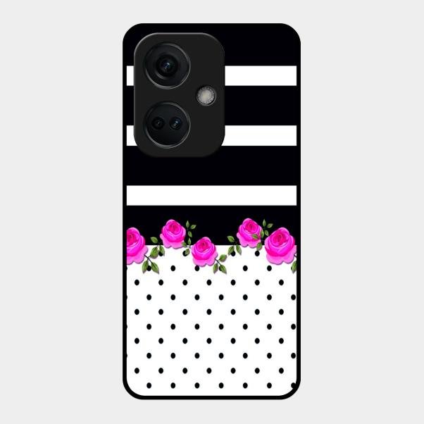 Elegant Rose Parad Glossy Metal Case Cover For Oneplus Nord Ce 3 5G