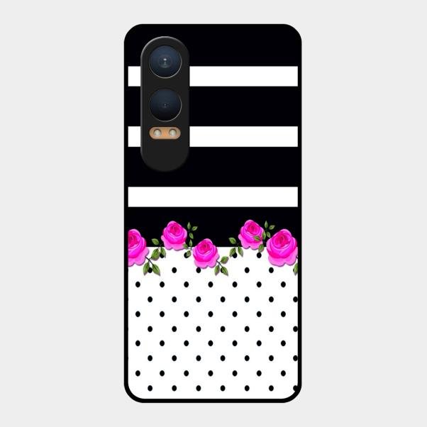Elegant Rose Parad Glossy Metal Case Cover For Oneplus Nord Ce 4 Lite 5G