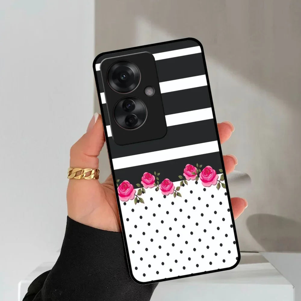 Elegant Rose Parad Glossy Metal Case Cover For Oppo - ShopOnCliQ