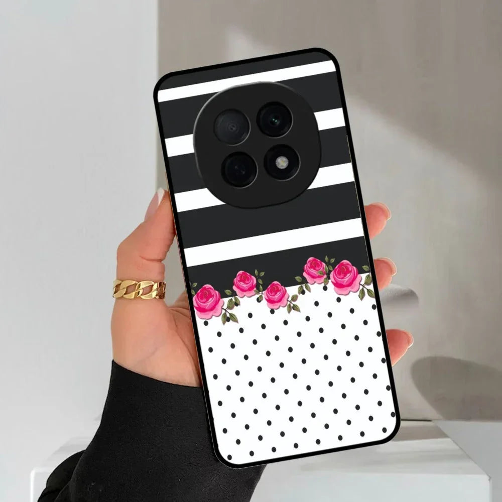 Elegant Rose Parad Glossy Metal Case Cover For Oppo - ShopOnCliQ