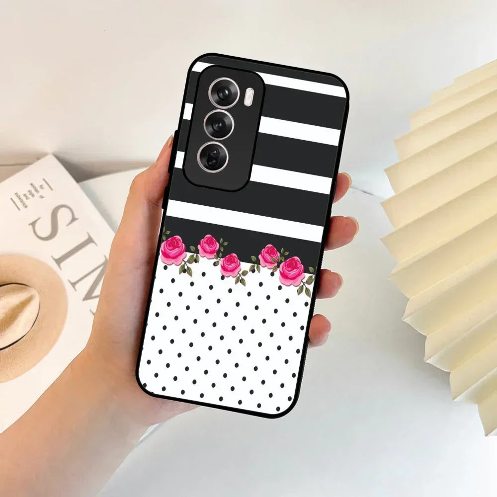 Elegant Rose Parad Glossy Metal Case Cover For Oppo - ShopOnCliQ