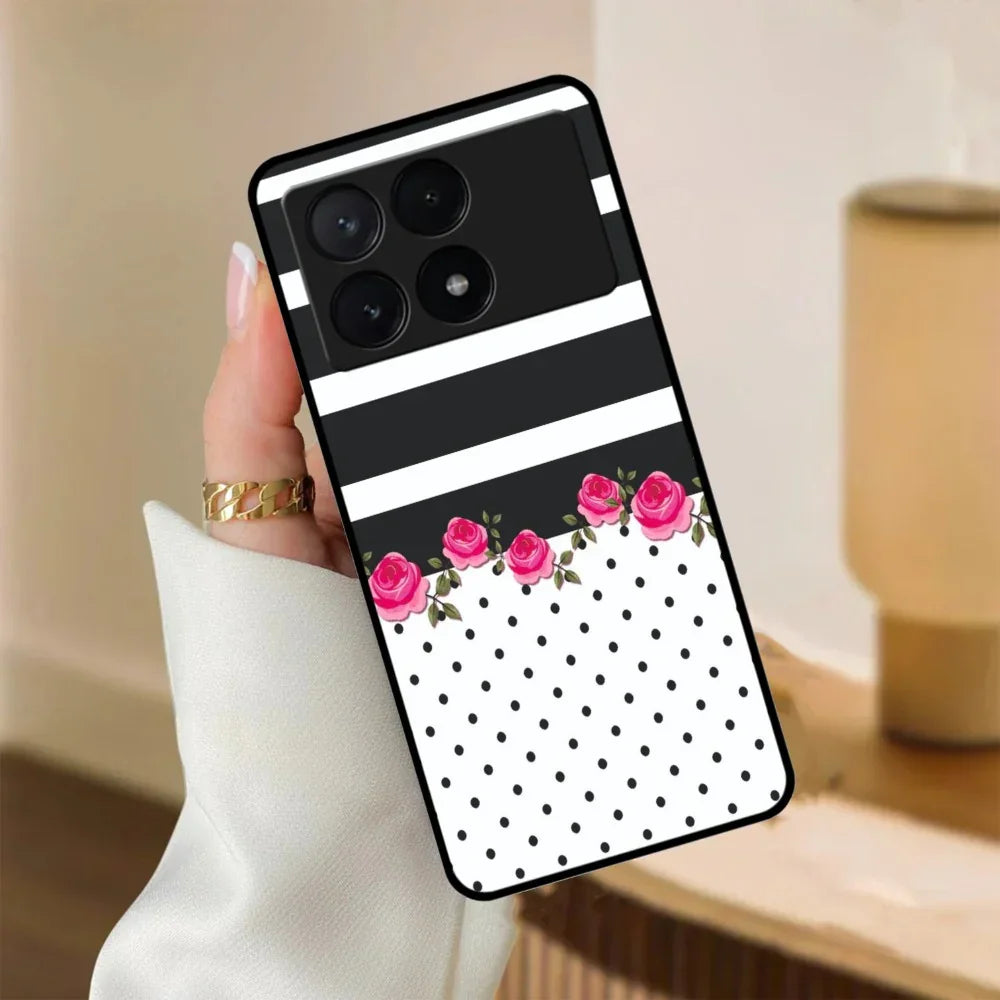 Elegant Rose Parad Glossy Metal Case Cover For Poco - ShopOnCliQ