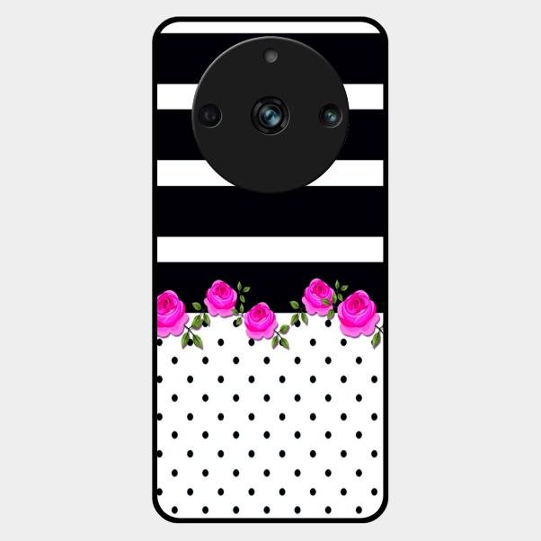 Elegant Rose Parad Glossy Metal Case Cover For Realme 11 Pro Plus 5G