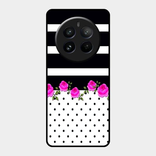 Elegant Rose Parad Glossy Metal Case Cover For Realme 12 Pro Plus 5G
