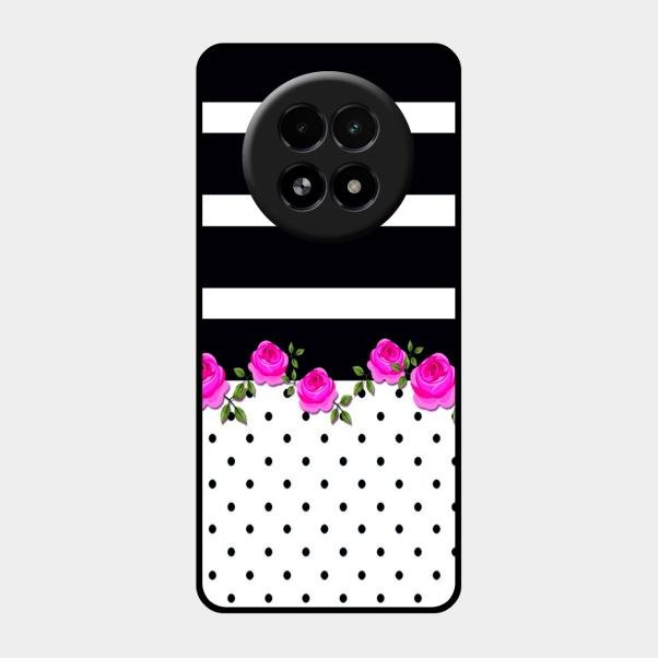 Elegant Rose Parad Glossy Metal Case Cover For Realme 13 5G