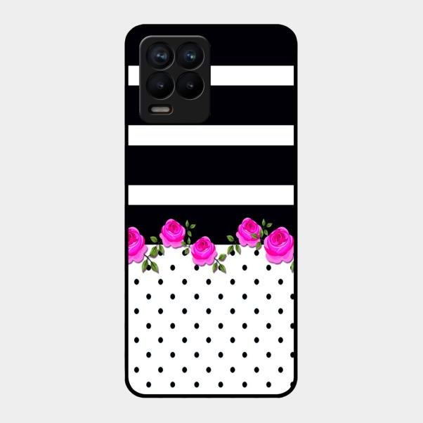 Elegant Rose Parad Glossy Metal Case Cover For Realme 8 Pro