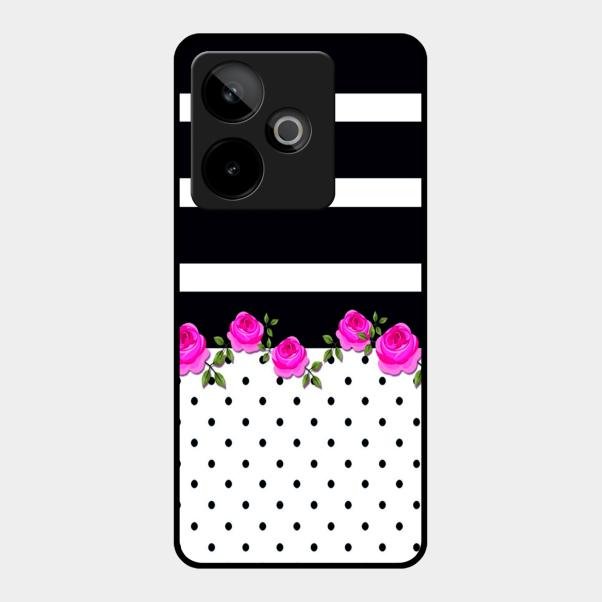 Elegant Rose Parad Glossy Metal Case Cover For Realme Gt 7 5G