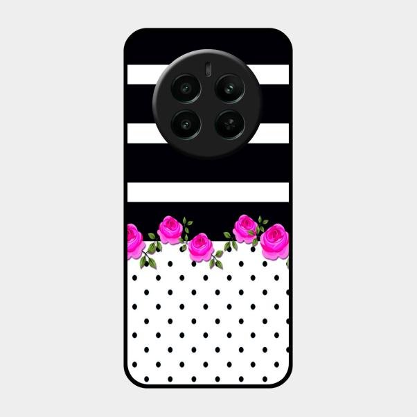 Elegant Rose Parad Glossy Metal Case Cover For Realme Narzo 70 Pro 5G