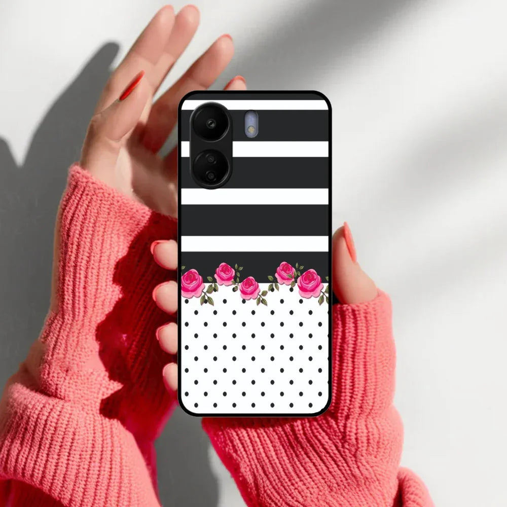 Elegant Rose Parad Glossy Metal Case Cover For Redmi - ShopOnCliQ