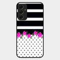 Elegant Rose Parad Glossy Metal Case Cover For Samsung Galaxy A34 5G