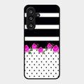 Elegant Rose Parad Glossy Metal Case Cover For Samsung Galaxy F55 5G