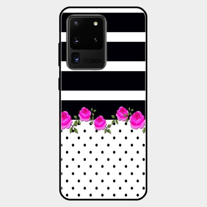 Elegant Rose Parad Glossy Metal Case Cover For Samsung Galaxy S20 Ultra