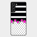 Elegant Rose Parad Glossy Metal Case Cover For Samsung Galaxy S21 Plus