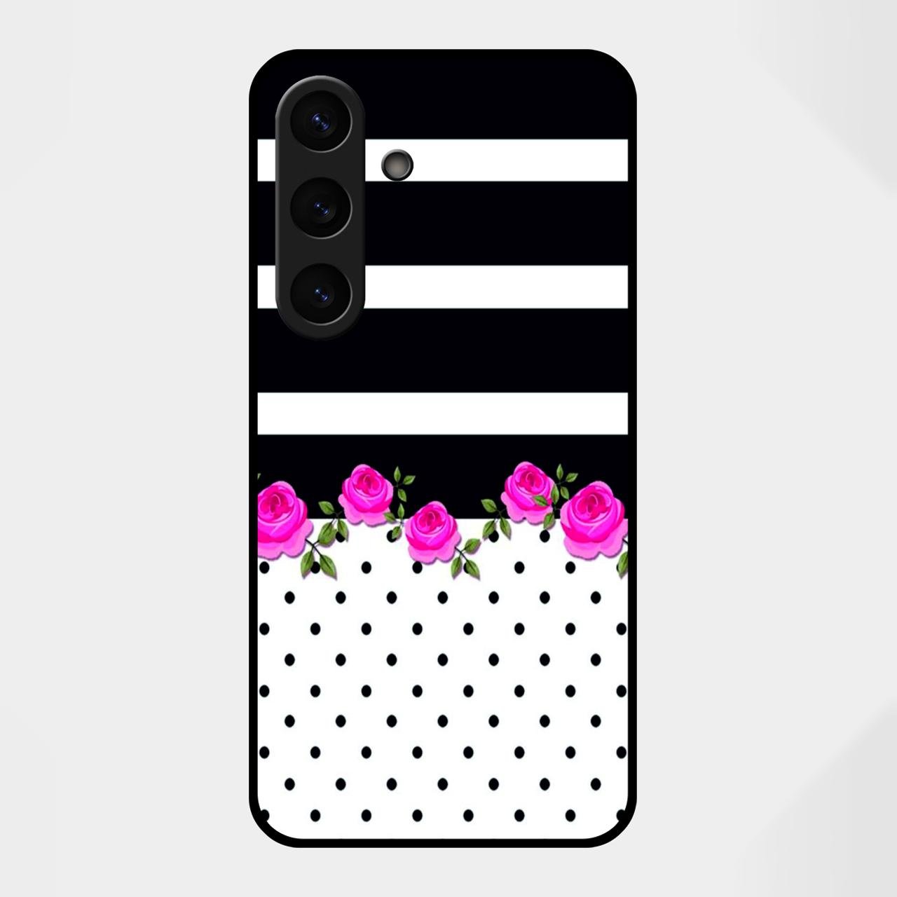 Elegant Rose Parad Glossy Metal Case Cover For Samsung Galaxy S25 FE 5G