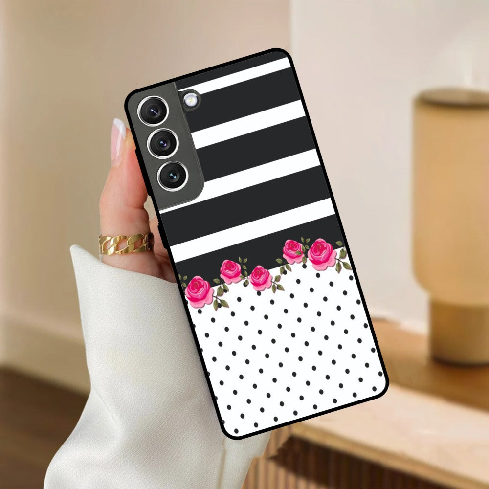 Elegant Rose Parad Glossy Metal Case Cover For Samsung