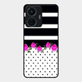 Elegant Rose Parad Glossy Metal Case Cover For Vivo T1 44W 4G
