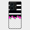Elegant Rose Parad Glossy Metal Case Cover For Vivo T1 Pro 5G
