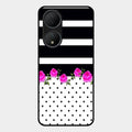 Elegant Rose Parad Glossy Metal Case Cover For Vivo T2 5G