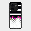 Elegant Rose Parad Glossy Metal Case Cover For Vivo T3 Pro 5G