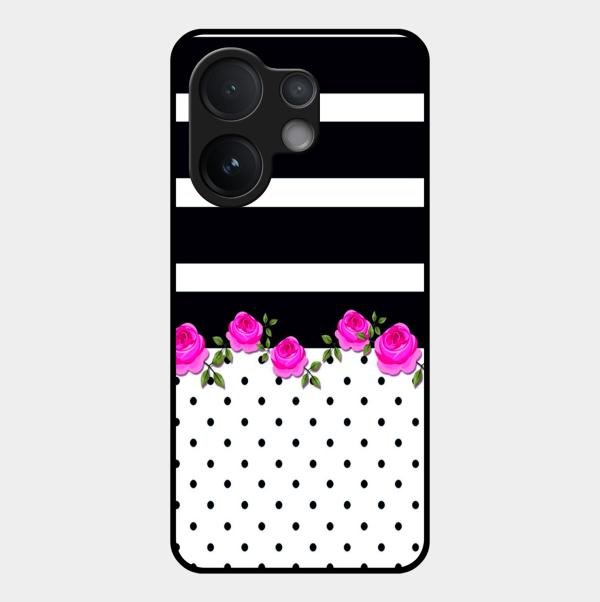 Elegant Rose Parad Glossy Metal Case Cover For Vivo T4 Pro 5G
