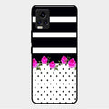 Elegant Rose Parad Glossy Metal Case Cover For Vivo V20 2021
