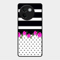 Elegant Rose Parad Glossy Metal Case Cover For Vivo V30E 5G