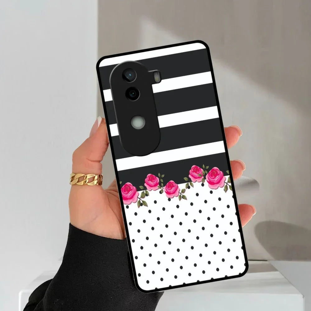 Elegant Rose Parad Glossy Metal Case Cover For Vivo - ShopOnCliQ