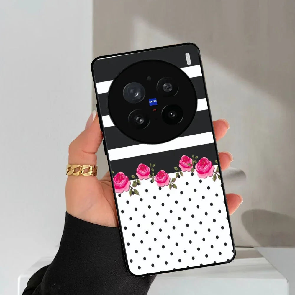 Elegant Rose Parad Glossy Metal Case Cover For Vivo - ShopOnCliQ