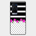 Elegant Rose Parad Glossy Metal Case Cover For Vivo X60 Pro Plus 5G