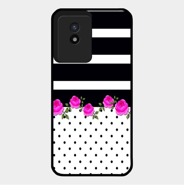 Elegant Rose Parad Glossy Metal Case Cover For Vivo Y02T