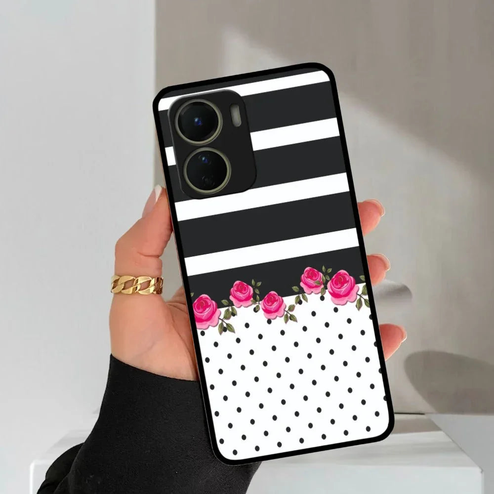 Elegant Rose Parad Glossy Metal Case Cover For Vivo - ShopOnCliQ