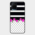 Elegant Rose Parad Glossy Metal Case Cover For Vivo Y21E