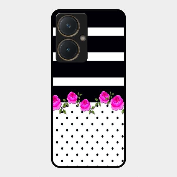 Elegant Rose Parad Glossy Metal Case Cover For Vivo Y27