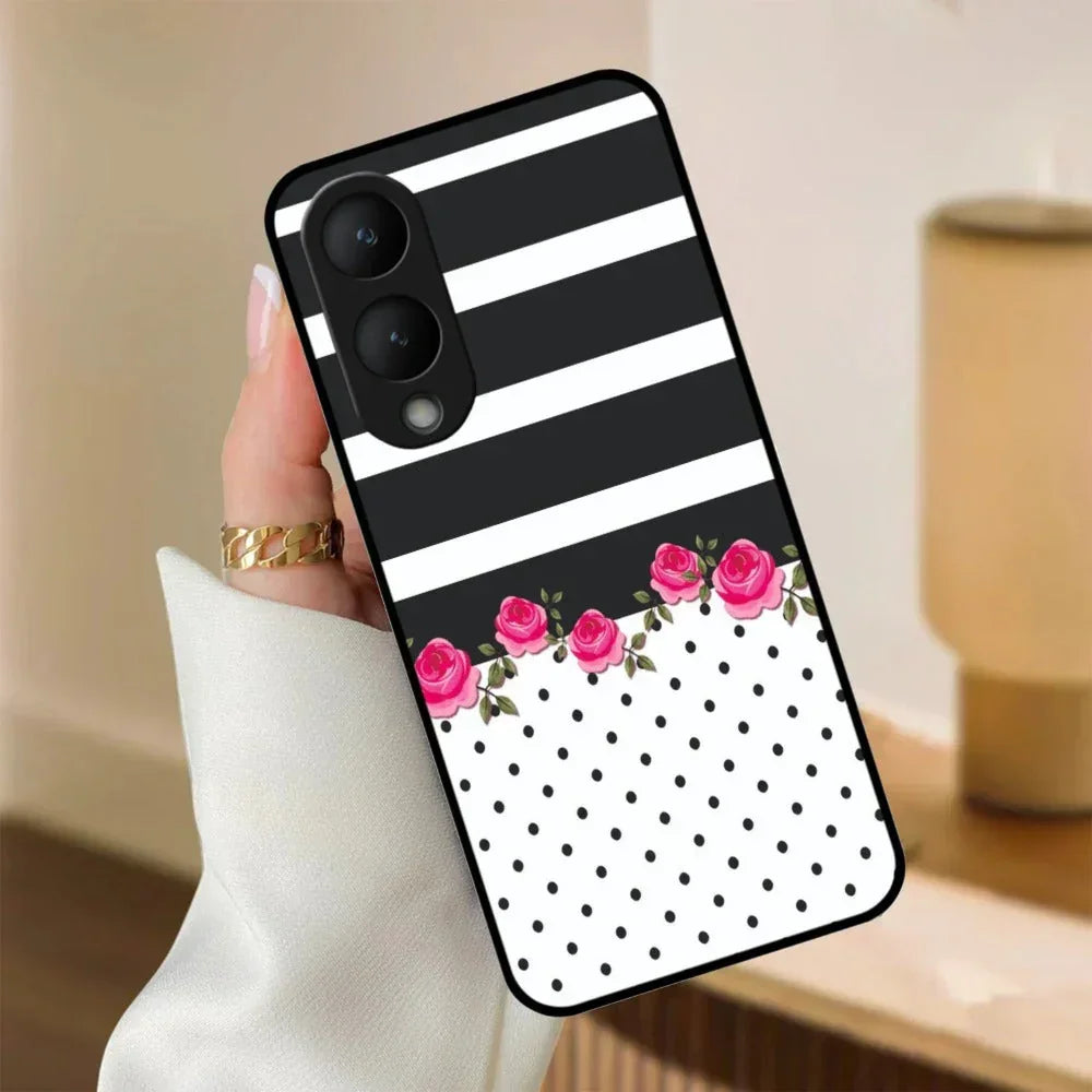 Elegant Rose Parad Glossy Metal Case Cover For Vivo - ShopOnCliQ