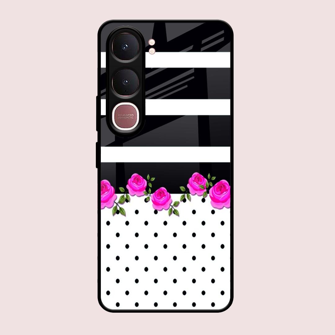 Elegant Rose Parad Glossy Metal Case Cover For Vivo Y31 5G