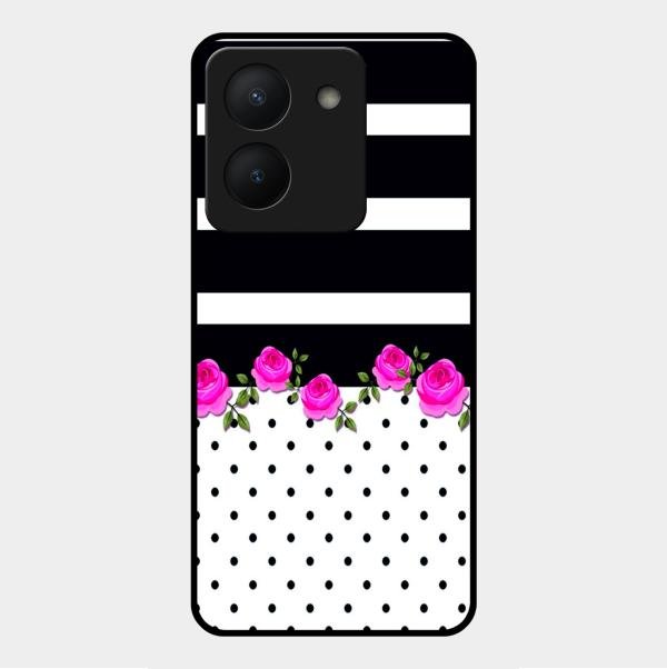 Elegant Rose Parad Glossy Metal Case Cover For Vivo Y36