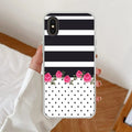 Elegant Rose Parad Transparent Silicon Case For iPhone XR