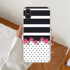 Elegant Rose Parad Anti Yellow Clear Case For iPhone XR