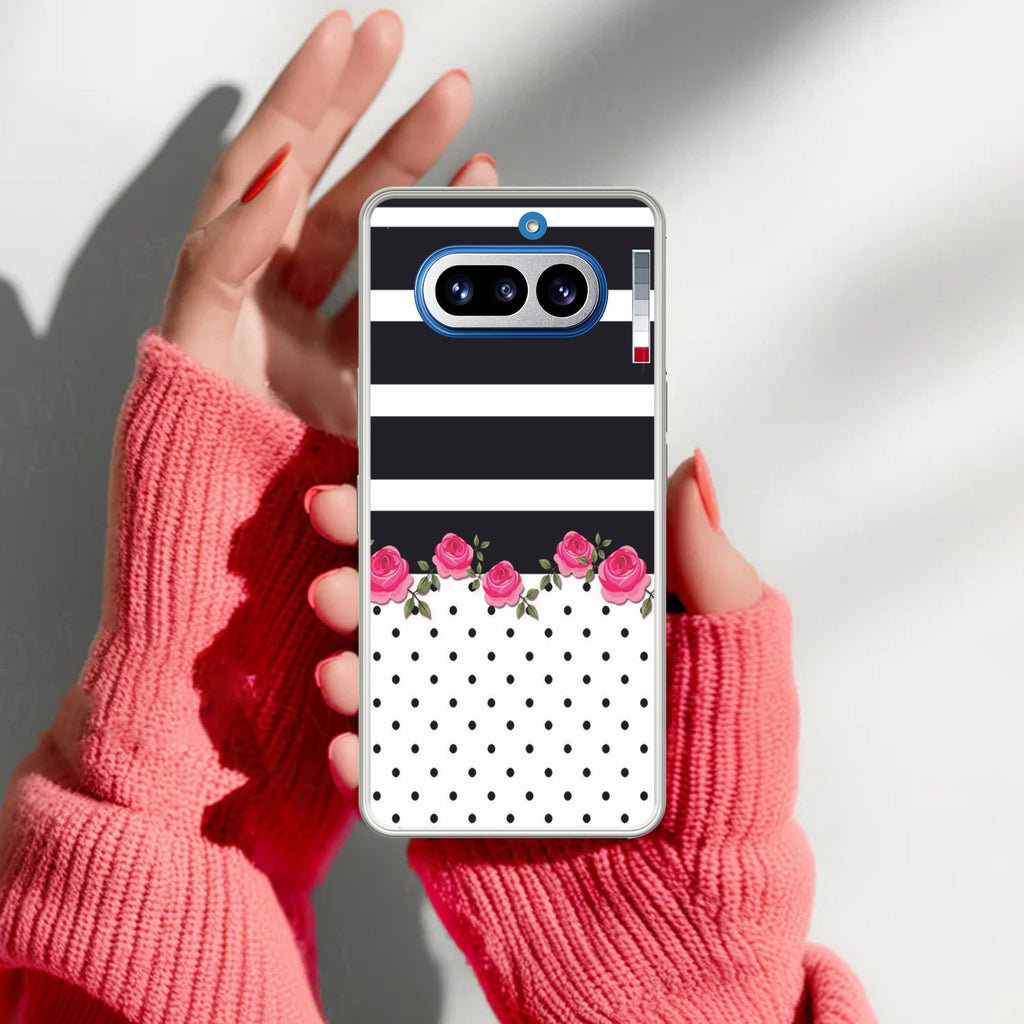 Elegant Rose Parad Anti Yellow Case For Nothing Phone 4A 5G