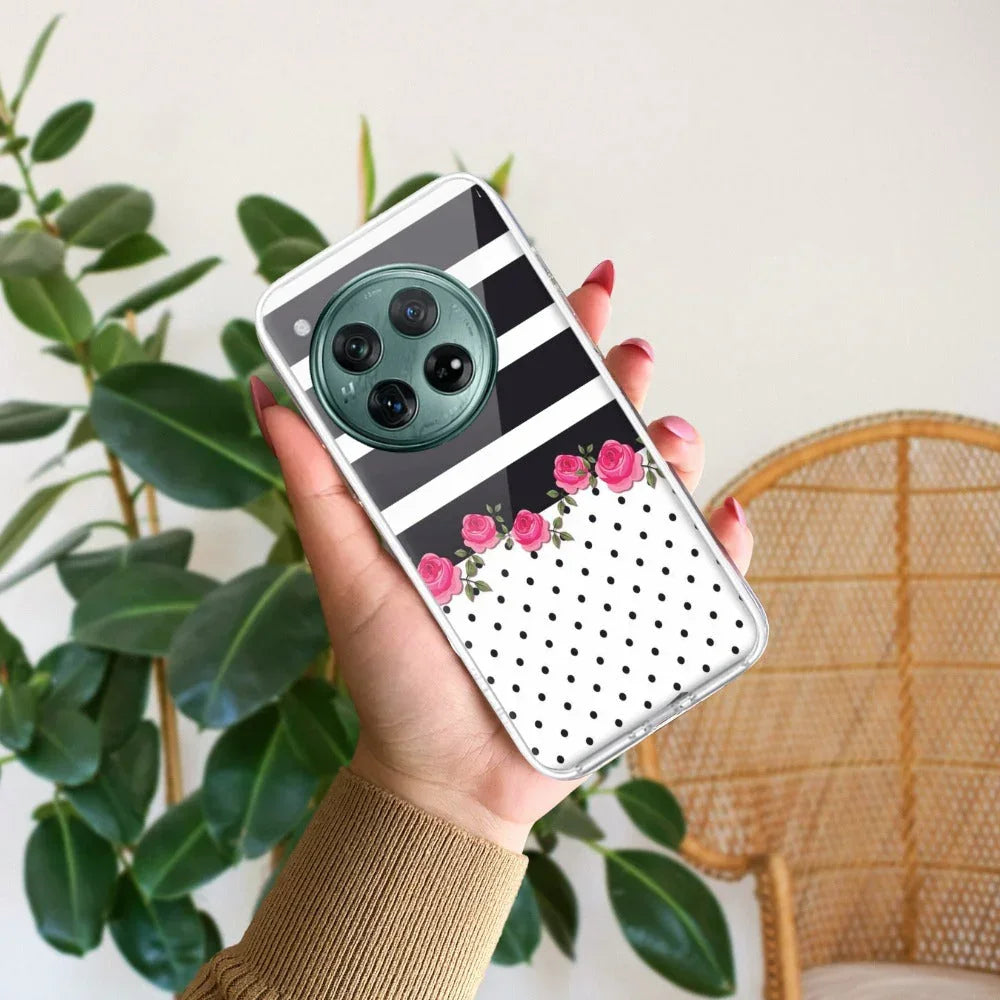 Elegant Rose Parad Transparent Silicon Case For OnePlus - ShopOnCliQ