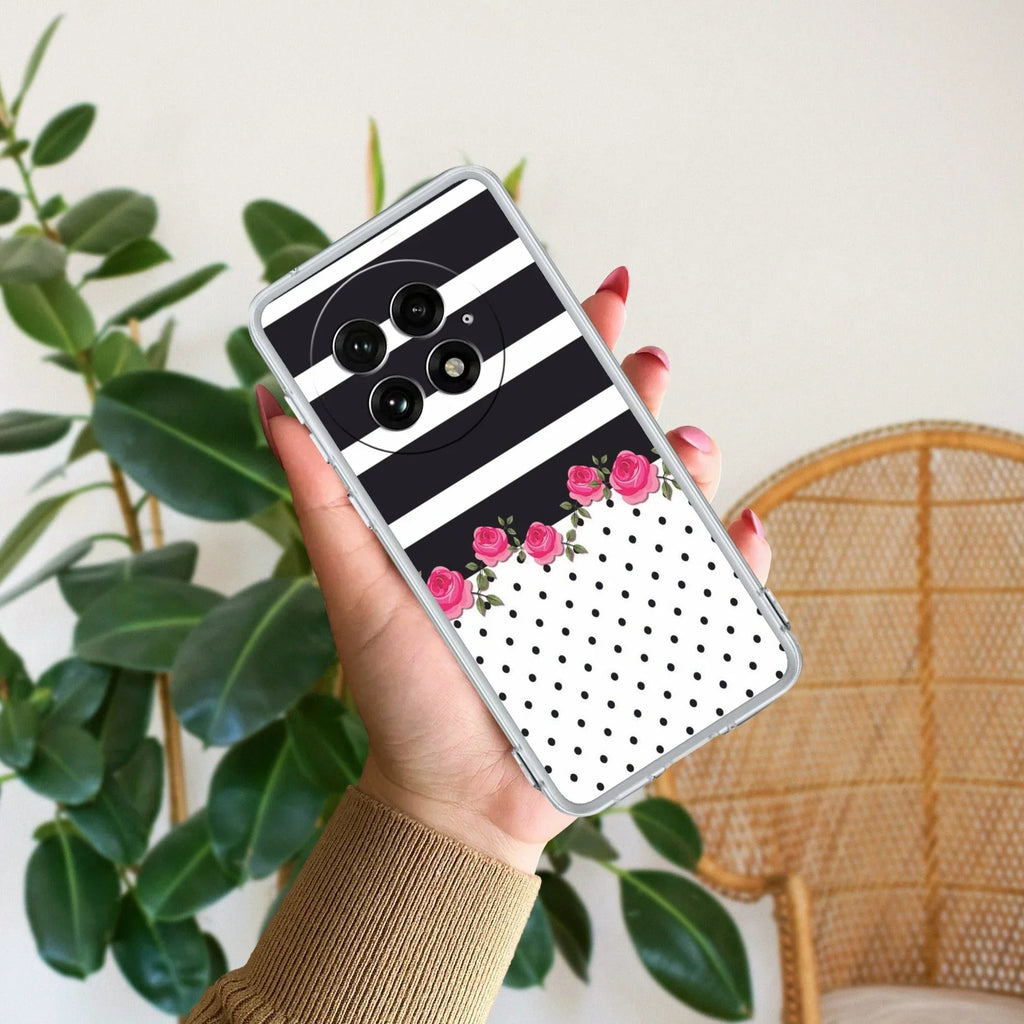Elegant Rose Parad Transparent Silicon Case For OnePlus - ShopOnCliQ