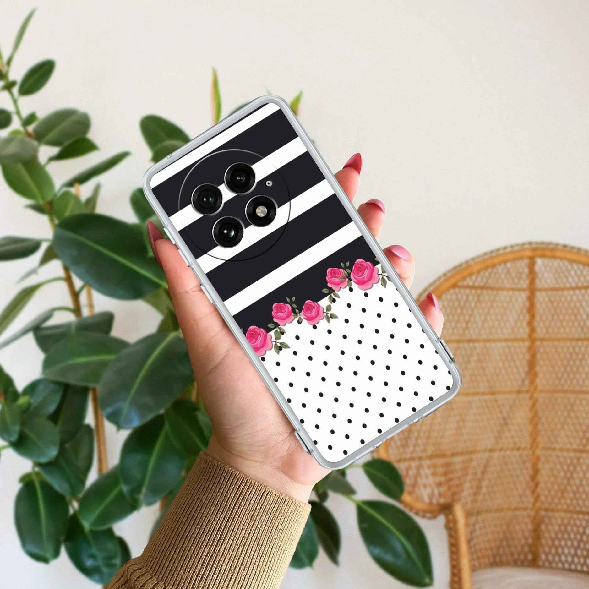 Elegant Rose Parad Transparent Silicon Case For OnePlus - ShopOnCliQ