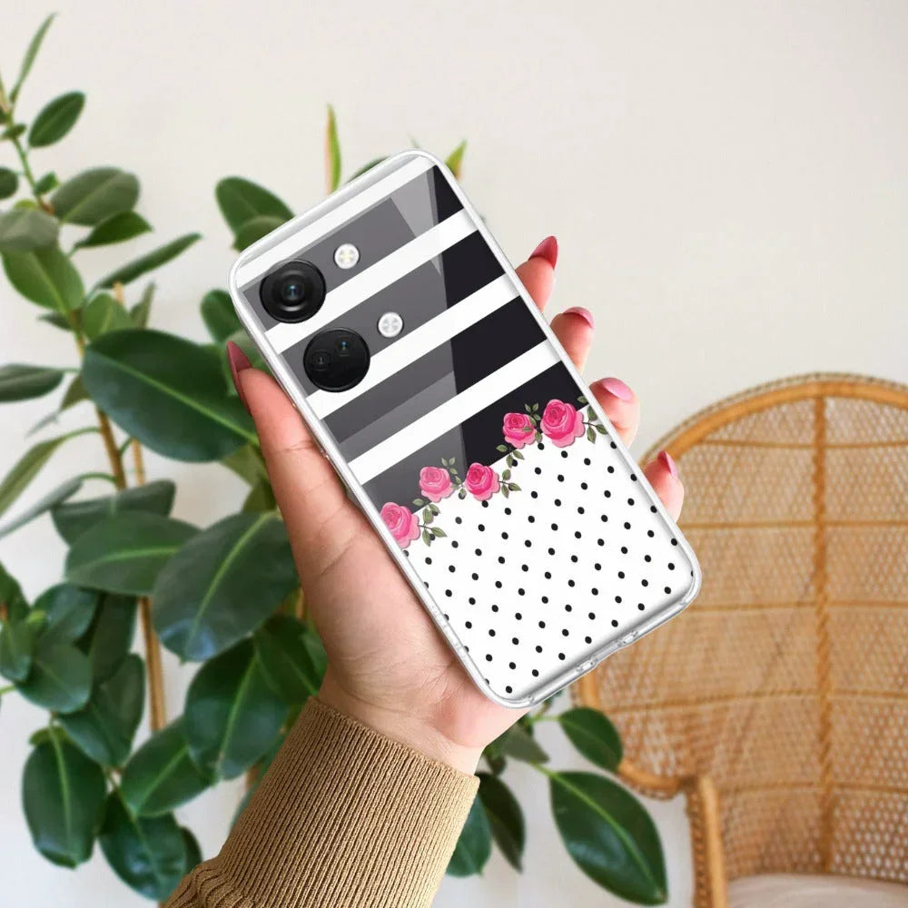 Elegant Rose Parad Transparent Silicon Case For OnePlus - ShopOnCliQ
