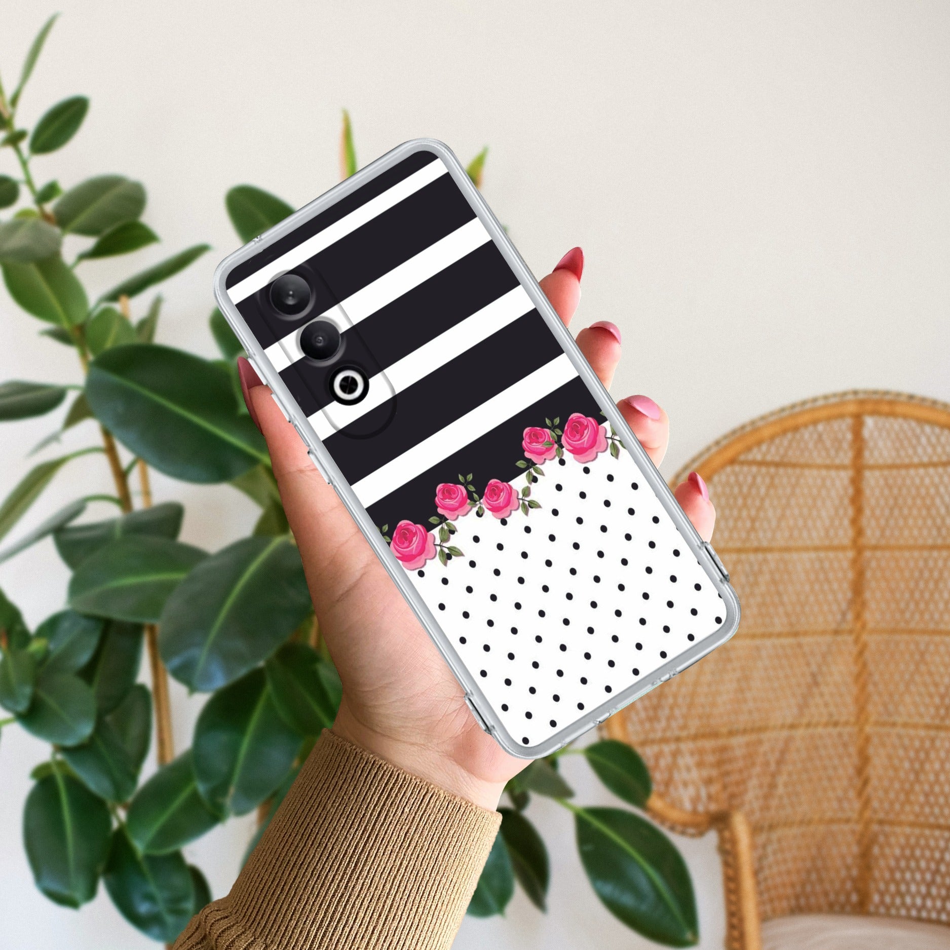 Elegant Rose Parad Anti Yellow Case For OnePlus Nord CE 4 5G