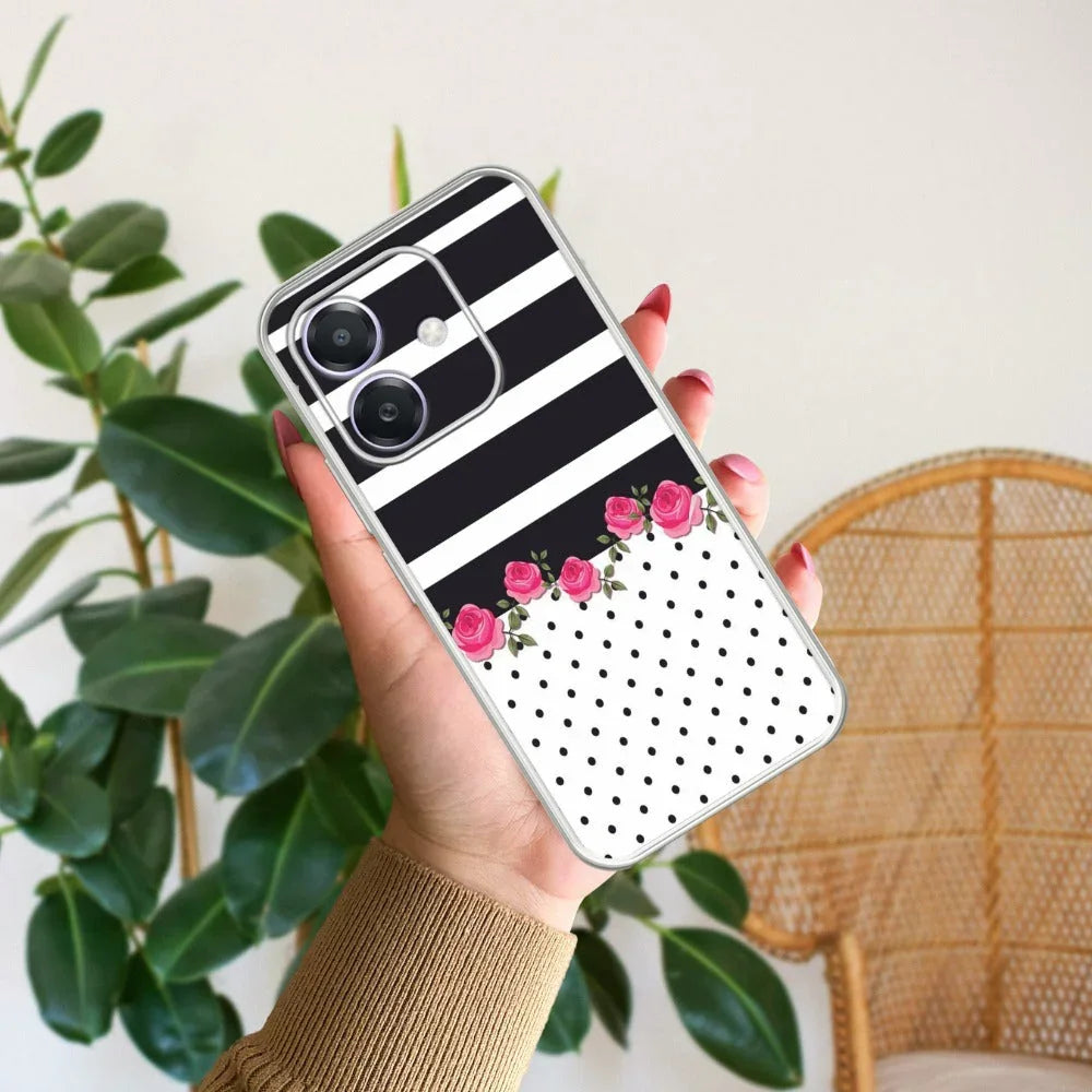 Elegant Rose Parad Anti Yellow Case For Oppo A78 5G