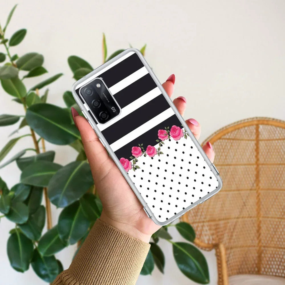 Elegant Rose Parad Anti Yellow Case For Oppo A18 4G